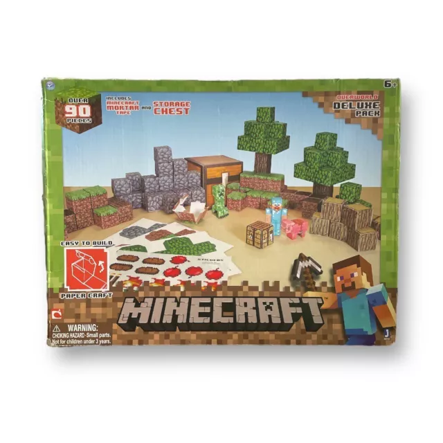 Minecraft Zombie Papercraft (3) Sheet Figure Bundle 16703B5-3