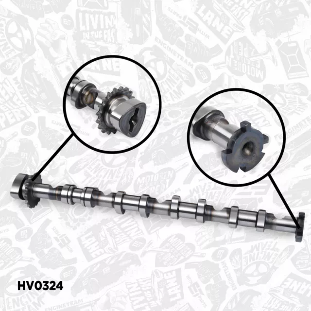 1 x outlet + 1 x inlet camshaft steel VW Audi ŠKODA SEAT 2.0 TFSI BWA BPY 3