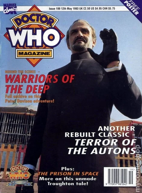 Doctor Who Magazine #199 FN 1993 Stock Image