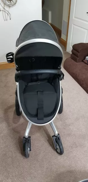 Silver Cross surf 2 Pram and Pushchair Single Seat Stroller, carry cot and more