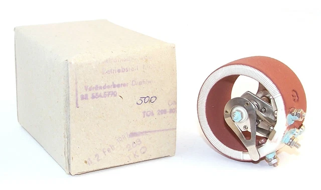 RFT Keramik-Draht-Dreh-Widerstand / Potentiometer 500 Ohm 5770 2,87 TGL 200-8077 RFT Keramik-Draht-Dreh-Widerstand / Potentiometer 500 Ohm 5770 2,87 TGL 200-8077