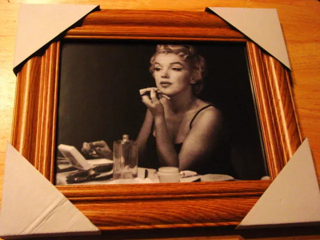 Marilyn Monroe 11X13 Mdf Framed Picture #1 ( Wood Color Frame )