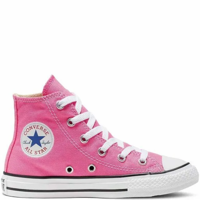 Converse All Star Alte Bambina in tela Rosa Pink