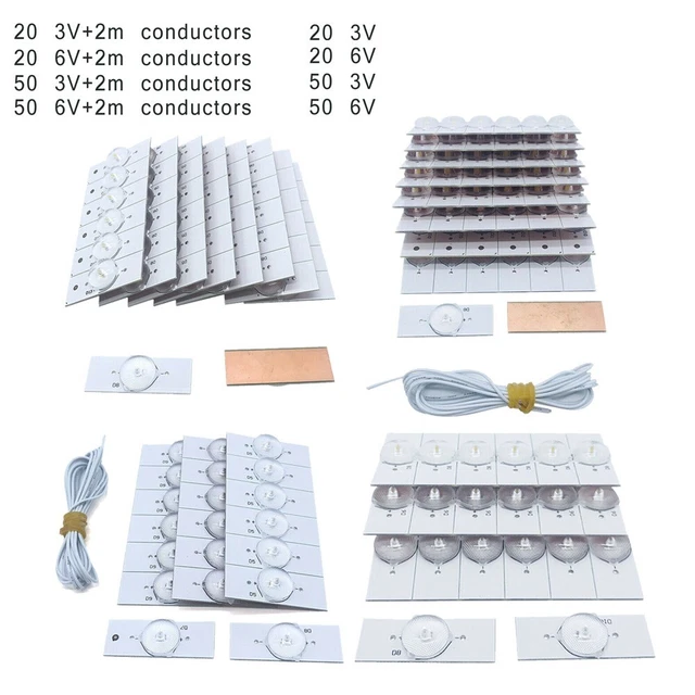 Riparazione Perline Lampada SMD Universale con Accessori Obiettivo Ottico Utile Nuovo