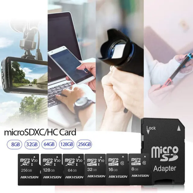 1/2/3 x Ultra SD Speicherkarte mit Adapter 32 64 128 256GB SD Karte Memory Card