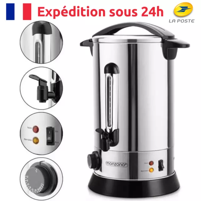 Distributeur de Boissons Chaudes 20 L de Haute Qualité en Acier Inoxydable