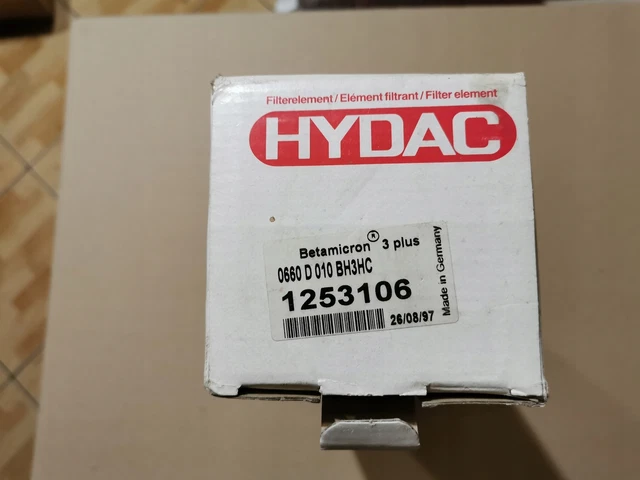 Cartuccia Filtro Hydac 1253106 0660 D 010 Bh3Hc /#G B0As 0489