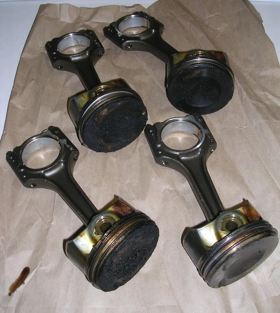 Volkswagen 4x Pistons 06h107065am & Rods 06j198401b 2.0 TFSI EA888 Audi VW ccta