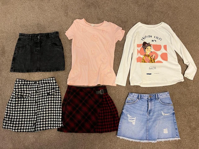 Pacchetto vestiti per ragazze (monsone, Next, River Island) età 13-14 anni - 6 articoli