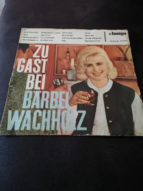 Schallplatte LP Bärbel Wachholz, Zu Gast bei Bärbel Wachholz DDR Amiga 1964