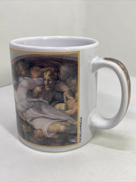 Cafe Arts Henriksen Imports Michelangelo-Creation of Adam Ceramic Coffee Cup Mug