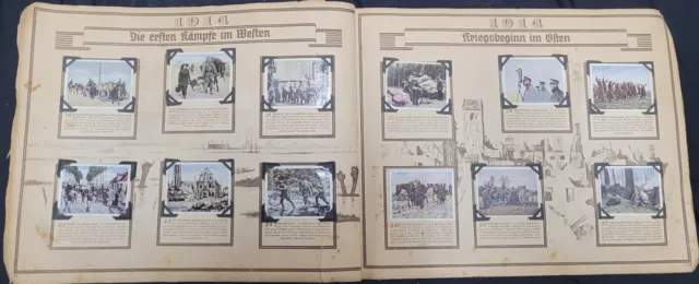 WW1 1914-19 Cigarette Card Album Der Welt Krieg. Der Weltkrieg GERMANY