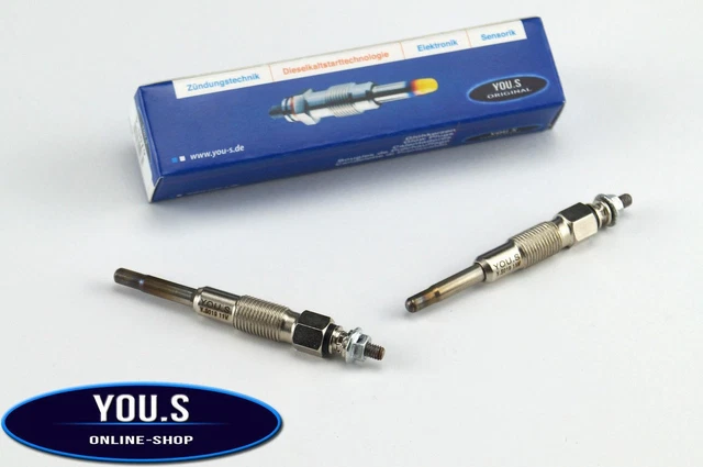 Jeu De 4 Bougies De Préchauffage Pour Audi A3, Seat, Volkswagen - Pièce De Rechange Moteur Diesel