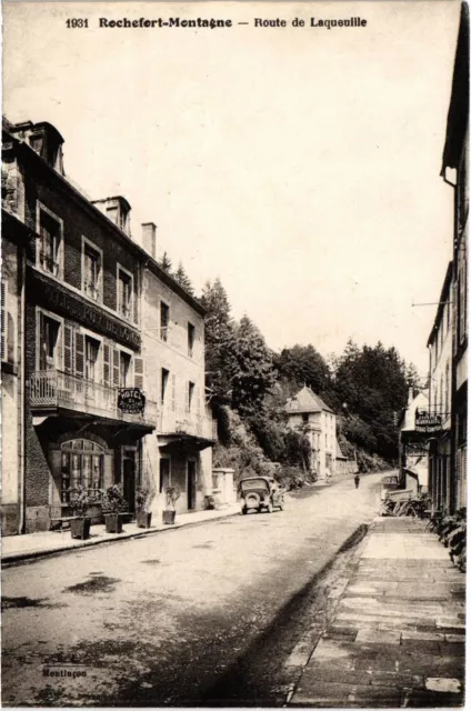 CPA Rochefort-Montagne Route de Laqueuille FRANCE (1304395)