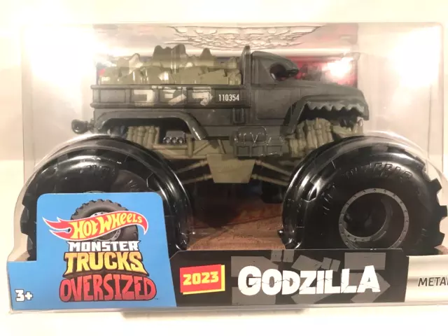 Godzilla Monster Truck 1:24 Hot Wheels 2023 Oversized Mattel Metal NEW