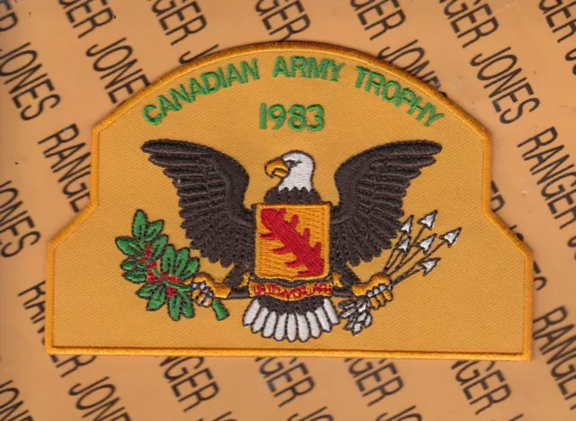 32ND ARMORED REGT 3rd AD 1983 CAT Canadian Army Trophy Tank Armor ...