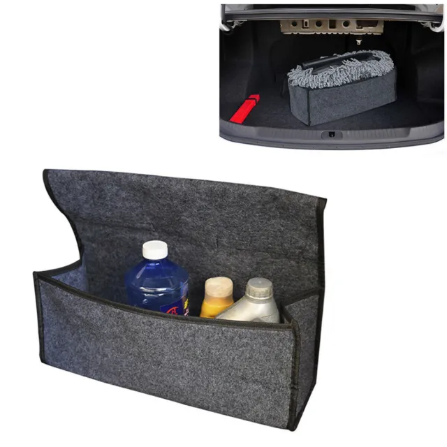 New Car Trunk Organizer Car Collapsible Soft Felt Storage Box Cargo  Container Box Trunk Bag Stowing Tidying Holder Multi-Pocket - AliExpress
