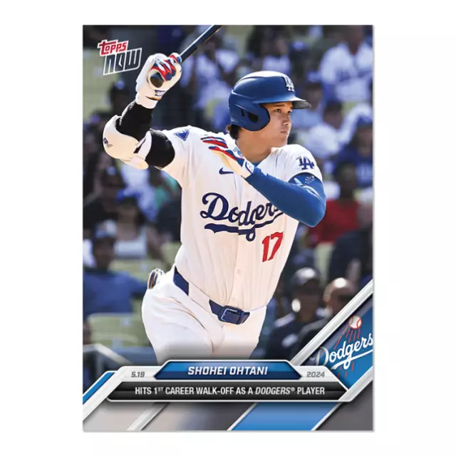 2024 MLB TOPPS NOW 212 SHOHEI OHTANI WALK OFF LA DODGERS PRESALE EUR 7