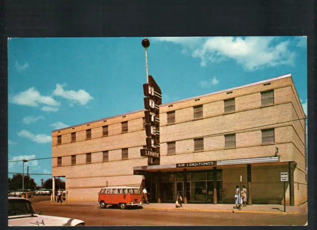 GRAND PRAIRIE, Tx * Lennox Hotel ~ Vw Bus * Unposted Vintage Chrome ...