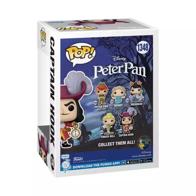 Peter Pan 70th Anniversary - Captain Hook (1348) Funko Pop Disney Capitan Uncino 3