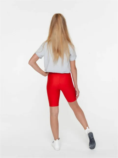 Pantaloncini da ciclismo estivi per bambine balla elasticizzati ginnastica sportiva scuola ginnastica 2