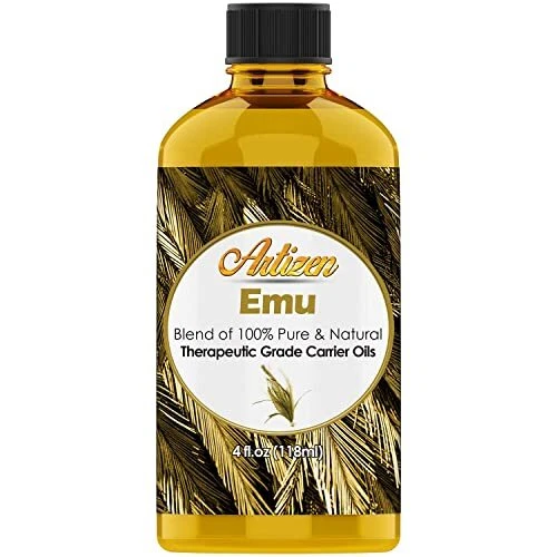 4oz - Emu Oil by Artizen (HUGE 4OZ BOTTLE) - Premium blend of 100% Pure & Nat...