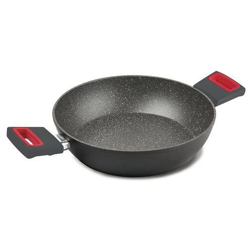 Ghidini Cipriano Viva' Poêle Grise et Rouge 24cm 2256-Ghidini