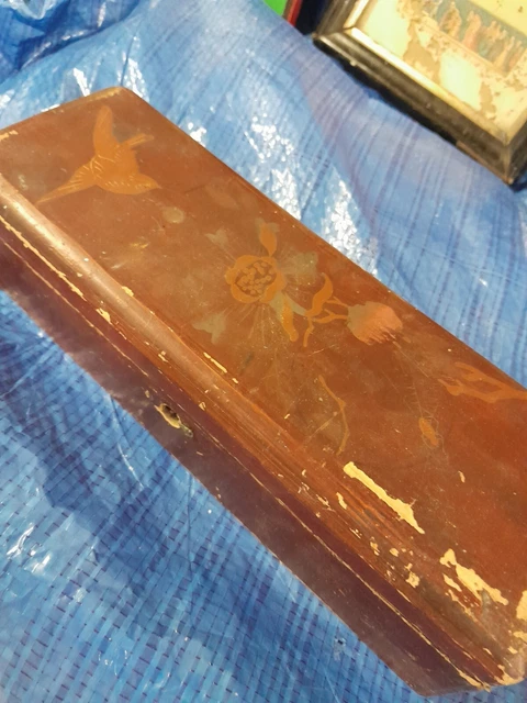Rare Bassinoire Napoléon III – Cuivre Et Bois Noirci, 29cm, Pour Poupée XIXe