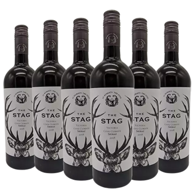 St Huberts The Stag Shiraz 2018 750mL x 6 Bottle