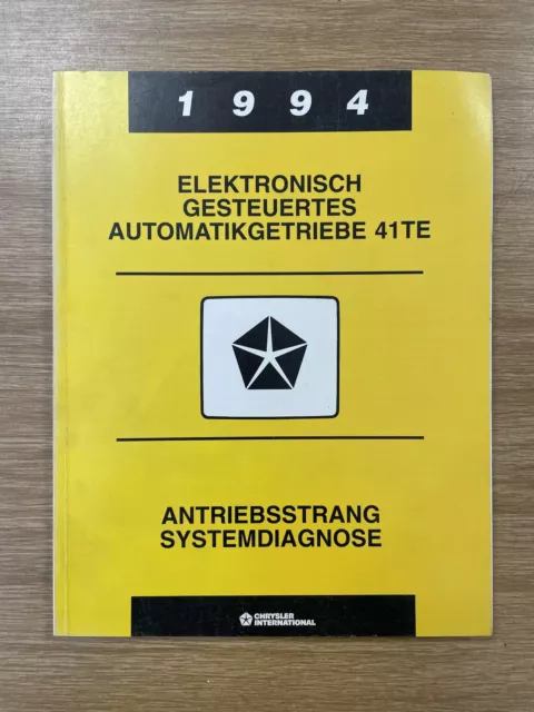 Chrysler 1993-94 Werkstatthandbuch Systemdiagnose Antriebsstrang 41Te Getriebe