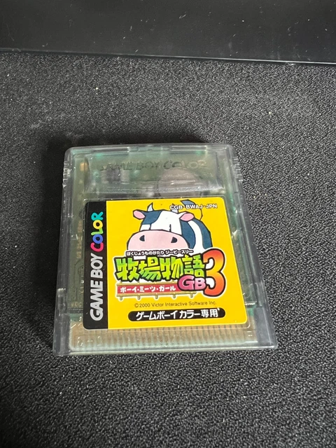 Genuine JAPANESE Harvest Moon 3 GBC for Nintendo Game Boy Color NTSC-J Import