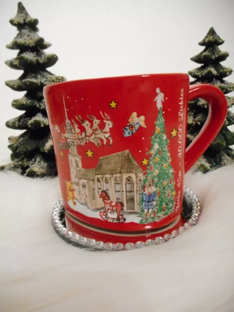 HERZ-Tasse Weihnachtsmarkt ★Dortmund★Glühweinbecher rot Weihnachtstasse RAR👍 3