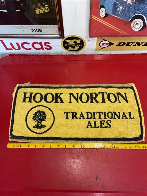 Vintage Hak Norton Brauerei Traditionelle Ales, Biertuch, Pub-Erinnerungsstücke, Bar