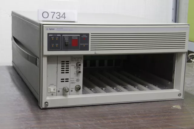 KEYSIGHT AGILENT 4142B MODULAR DC SOURCE / MONITOR # O736 e