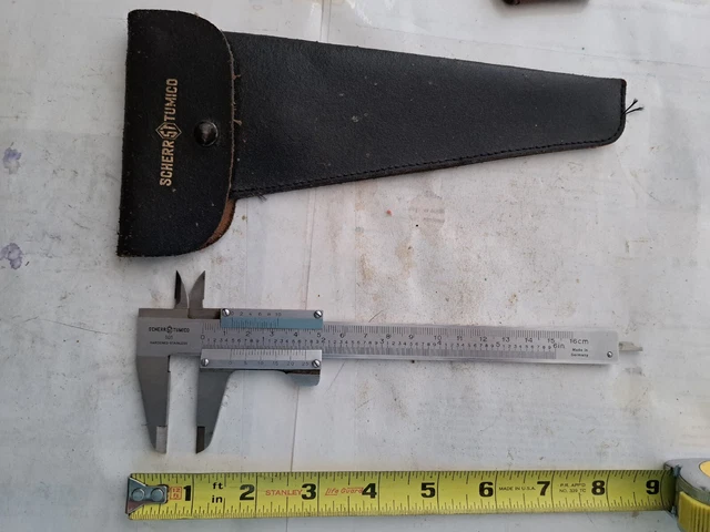 Scherr Tumico 6" Caliper w/case. Nice Condition!