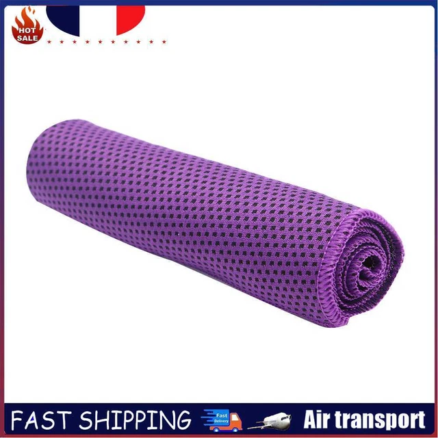 Cold Sports Towel Summer Outdoor Fitness Quick Dry Cooling Towel (Purple)