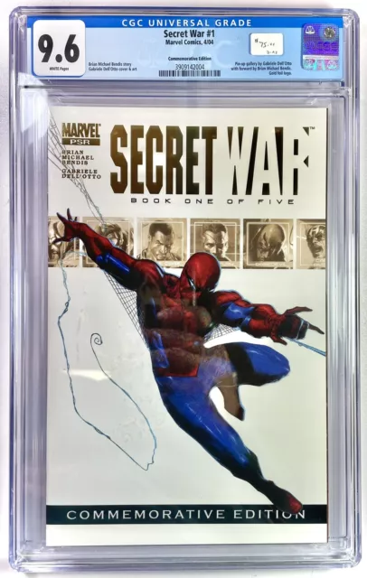 Marvel Comics CGC Grade 9.6 / Secret Wars #1 - Gold Foil Logo