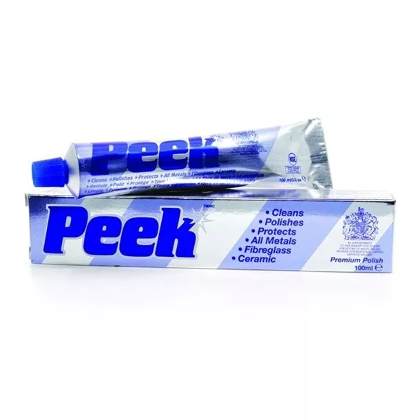 Peek Multi Purpose Metal Polish Tube - 100ml Paste, Cleans, Polishes & Protect