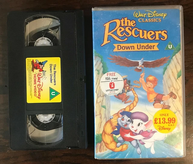 THE RESCUERS DOWN Under - Walt Disney Classics - Vhs Video - U £7.99 ...