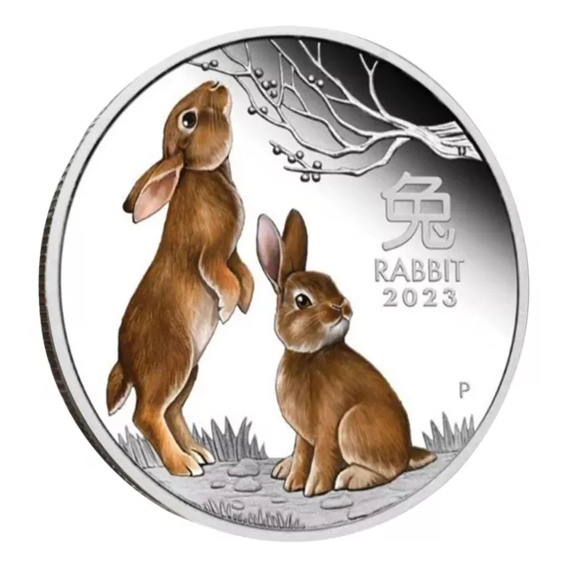 2023 Year of The Rabbit Australia Coin Collectible Queen Elizabeth II Coins