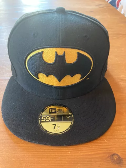 New Era Batman Cap 59Fifty Snapback Cap Baseball DC Comics in Black