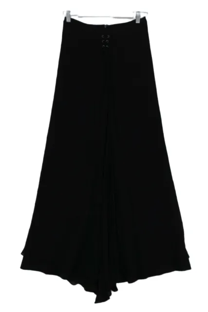 Haute Hippie Women's Maxi Skirt S Black 100% Polyester