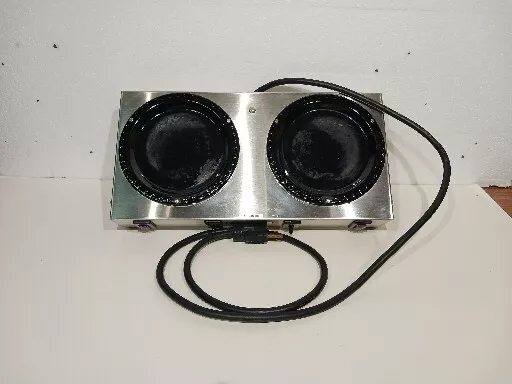 BUNN WX2 COFFEE POT WARMER DUAL DOUBLE Works