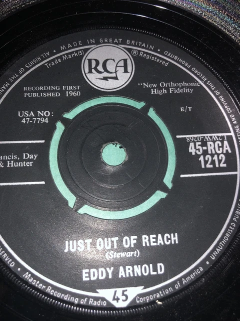 EDDY ARNOLD RCA before this day ends 45 RPM vinyl single 6a $9.90 ...