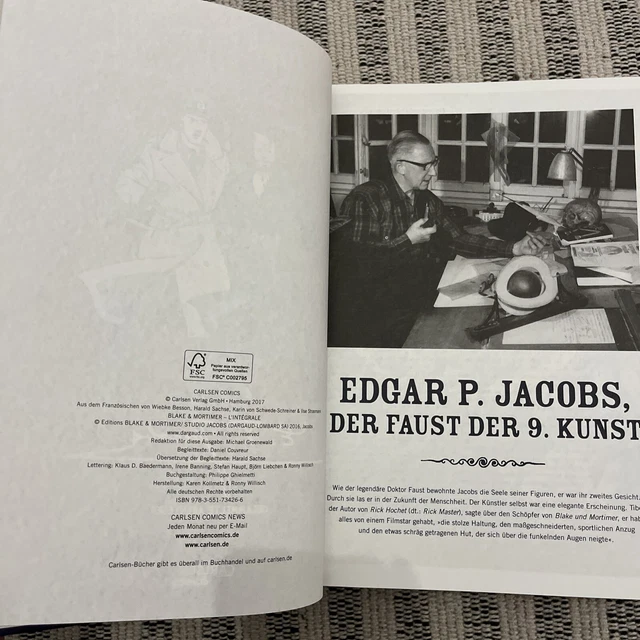 Blake & Mortimer Gesammelte Abenteuer E.P.Jacobs Limitierte Auflage 2017 Carlsen 5