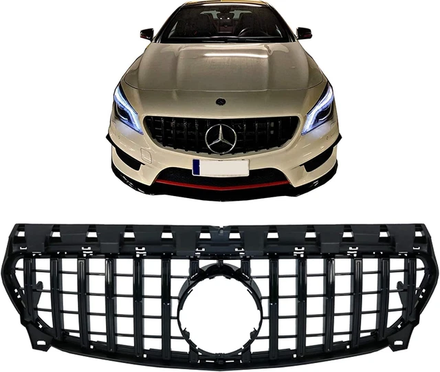 Calandre Avant Style Diamant Noir Chromé Pour Mercedes CLA W117 C117 X117 (2013-2019) – Look Sport Et Luxe - 6