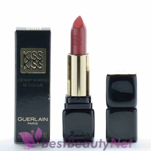 Guerlain Kiss Kiss Creamy Shaping Lip Colour 320 Red Insolence 0.12oz / 3.5g
