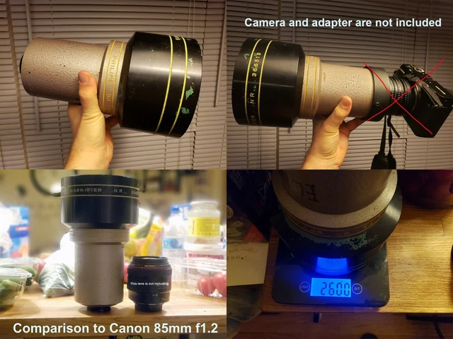 Philips BF EF 110mm Projection lens + Magnifier for Fuji 50R,50S GFX projector,