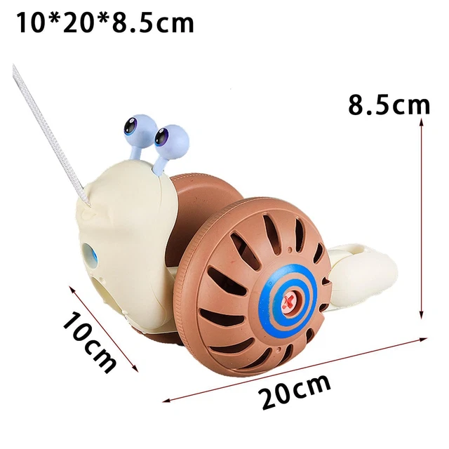 Jouet à Tirer Pour Bébé 1 An - Forme D'animal Mignon - Pneus Silencieux - Éducatif Pour La Marche Et L'équilibre - 7 Modèles Au Choix - 12