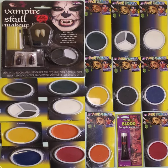Halloween face paint Body Kids Paints painting Fancy Party Make Up Washable UK